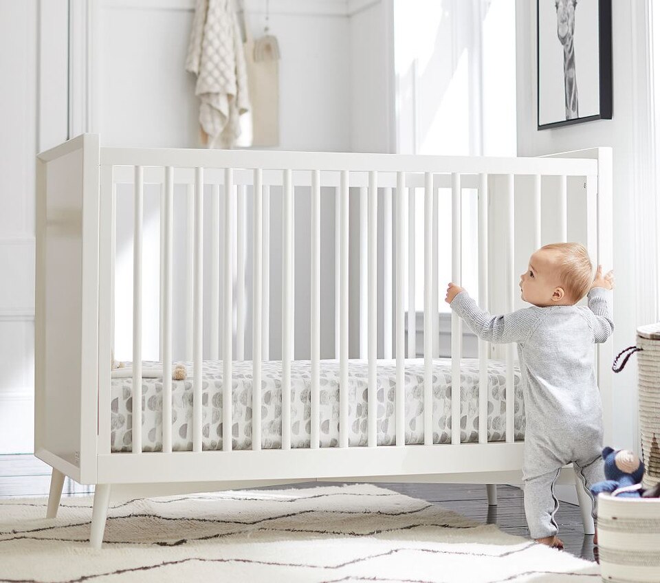 West Elm x PBK MidCentury Cot Pottery Barn Kids UK